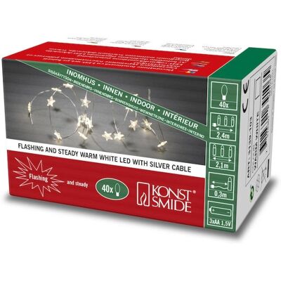 Konstsmide 3139-103 Warmweiß LED Lichterkette - Lichterkette Konstsmide 3139-103 Warmweiß LED Lichterkette - Lichterkette