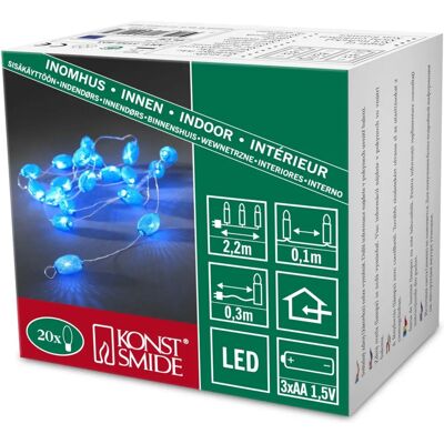 Konstsmide 3155-403 Cadena de luces con batería para interior - Cadena de luces Konstsmide 3155-403 Cadena de luces con batería para interior - Cadena de luces