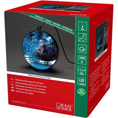 Konstsmide 3D Hologramm Schneelandschaft - Feiertagsdeko Konstsmide 3D Hologramm Schneelandschaft - Feiertagsdeko