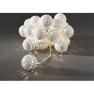 Konstsmide 3156-303 Srebrny LED dekoracyjny łańcuch - Oświetlenie Konstsmide 3156-303 Srebrny LED dekoracyjny łańcuch - Oświetlenie