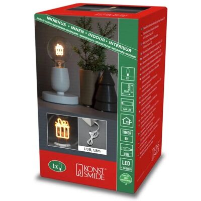 Konstsmide Weiße LED Tischlampe - Innendekoration Konstsmide Weiße LED Tischlampe - Innendekoration