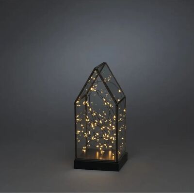 Konstsmide 1817-870 Lanterna a LED stelle ambra - Figura luminosa decorativa Konstsmide 1817-870 Lanterna a LED stelle ambra - Figura luminosa decorativa