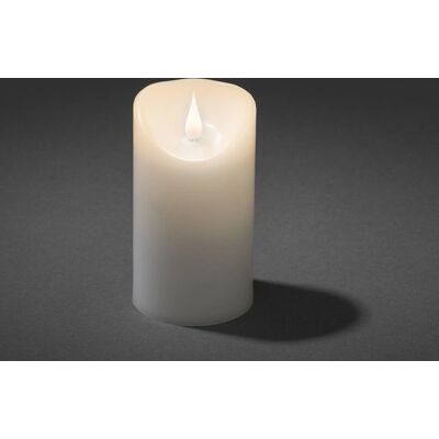Vela LED Konstsmide 1830-100 - Branca, chama 3D Vela LED Konstsmide 1830-100 - Branca, chama 3D
