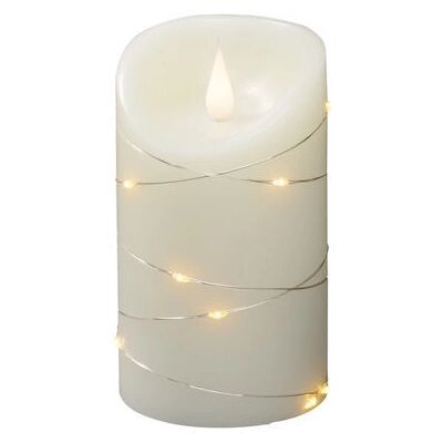 Konstsmide 1834-180 LED Kerze - Echte Wachs, Timer, Indoor Konstsmide 1834-180 LED Kerze - Echte Wachs, Timer, Indoor