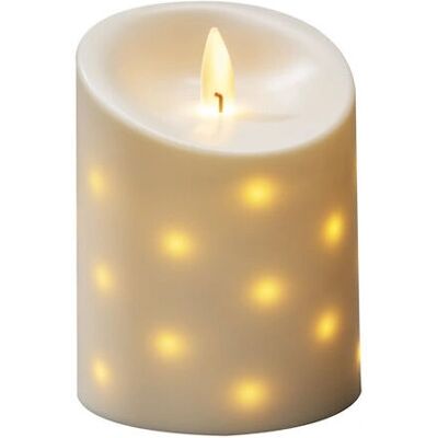 Vela LED Konstsmide - Resistente, Batería, Temporizador, Blanco Cálido Vela LED Konstsmide - Resistente, Batería, Temporizador, Blanco Cálido