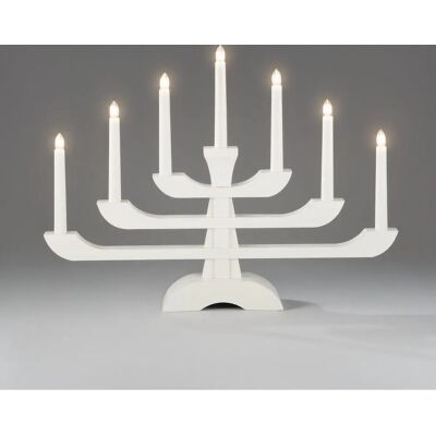 Konstsmide 2531-210 elektrisk lysestake - Adventsstake med 7 armer, LED, 39cm Konstsmide 2531-210 elektrisk lysestake - Adventsstake med 7 armer, LED, 39cm