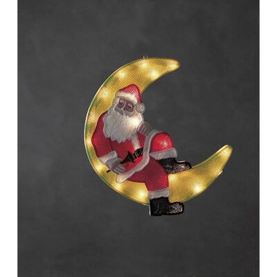 Konstsmide 2860-010 Raamdecoratie met Kerstman LED Konstsmide 2860-010 Raamdecoratie met Kerstman LED