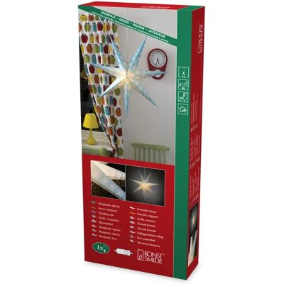 Konstsmide 2933-420 Blaue LED Weihnachtsstern-Licht - Weihnachtssternlicht Konstsmide 2933-420 Blaue LED Weihnachtsstern-Licht - Weihnachtssternlicht