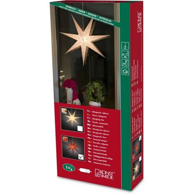 Konstsmide 2990-520 Czerwona LED Gwiazda świąteczna - Światło bożonarodzeniowe Konstsmide 2990-520 Czerwona LED Gwiazda świąteczna - Światło bożonarodzeniowe