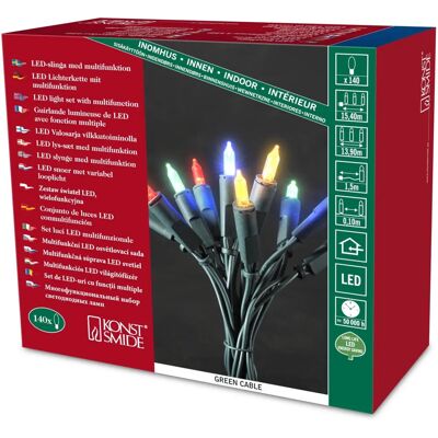 Konstsmide 6310-520 Indoor Mehrfarbige LED-Lichterkette - LED-Lichterkette Konstsmide 6310-520 Indoor Mehrfarbige LED-Lichterkette - LED-Lichterkette