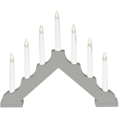Konstsmide Kerzenleuchter - LED, 38cm, Grau Konstsmide Kerzenleuchter - LED, 38cm, Grau
