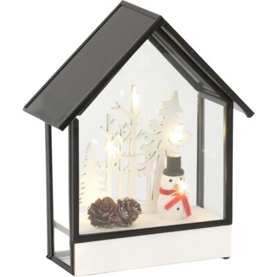 Konstsmide Glaslaterne 16,3cm - Weiß Weihnachtsdeko Konstsmide Glaslaterne 16,3cm - Weiß Weihnachtsdeko