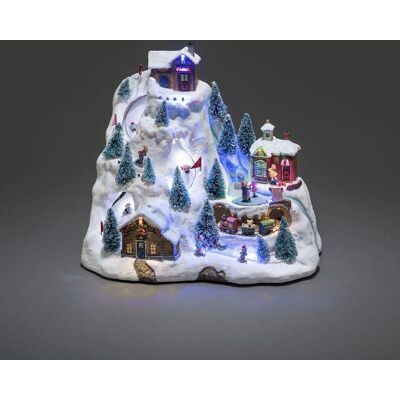Konstsmide 3403-000 Farget LED Julelandsby - Dekorasjon belysning Konstsmide 3403-000 Farget LED Julelandsby - Dekorasjon belysning