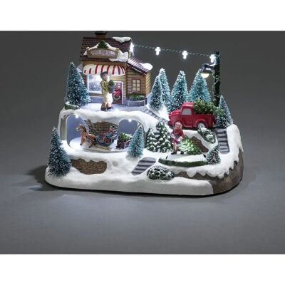Konstsmide 3447-000 Hvid LED Jule Scene - Indretning Konstsmide 3447-000 Hvid LED Jule Scene - Indretning