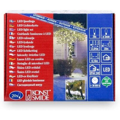 Konstsmide 3609-110 Micro Lichtketting - Buiten Konstsmide 3609-110 Micro Lichtketting - Buiten