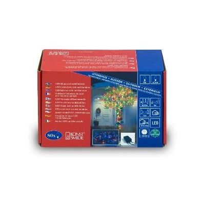 Konstsmide Micro LED-Lichterkette - Multicolor - 80 LEDs - Für draußen Konstsmide Micro LED-Lichterkette - Multicolor - 80 LEDs - Für draußen