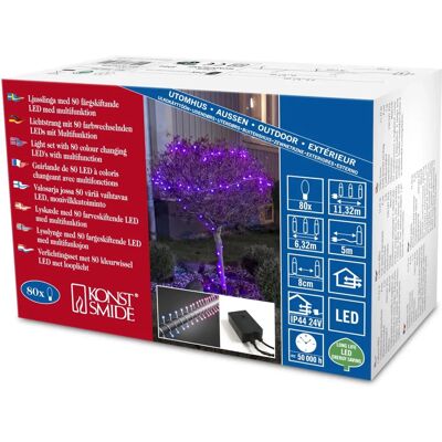 Stringa di luci LED micro Konstsmide - Esterno, 80 LED, 11.32m Stringa di luci LED micro Konstsmide - Esterno, 80 LED, 11.32m