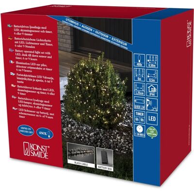 Corda luminosa LED Konstsmide 480 - Esterno a batteria Corda luminosa LED Konstsmide 480 - Esterno a batteria