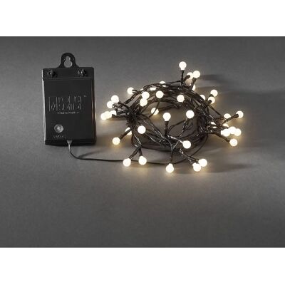 Konstsmide 3740-100 Corda luminosa LED esterna - Bianco caldo, 40 LED Konstsmide 3740-100 Corda luminosa LED esterna - Bianco caldo, 40 LED
