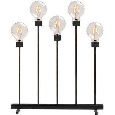 Illuminazione decorativa Konstsmide 3963-710TR - LED, 5 lampadine, Nero Illuminazione decorativa Konstsmide 3963-710TR - LED, 5 lampadine, Nero