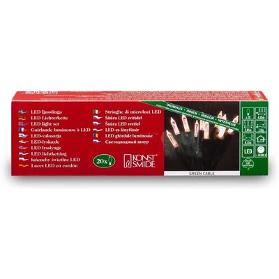 Konstsmide 1408-103 Luci LED - Bianco Caldo - Interni Konstsmide 1408-103 Luci LED - Bianco Caldo - Interni