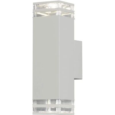 Konstsmide Weiße Moderne Up Down Wandleuchte - Außenwandleuchte IP44 Konstsmide Weiße Moderne Up Down Wandleuchte - Außenwandleuchte IP44
