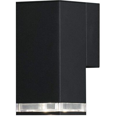 Konstsmide Pollux Wandleuchte - Schwarz Aluminium GU10 IP44 Konstsmide Pollux Wandleuchte - Schwarz Aluminium GU10 IP44