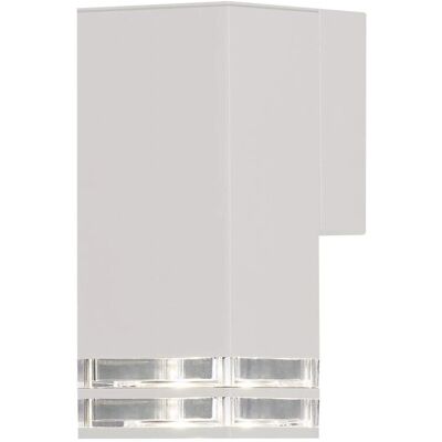 Konstsmide Antares Wandleuchte - Weiß - Außenaluminium IP44 Konstsmide Antares Wandleuchte - Weiß - Außenaluminium IP44