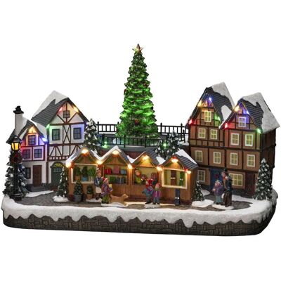 Konstsmide 4236-000 LED Weihnachtsdeko - Beweglicher Weihnachtsmarkt Konstsmide 4236-000 LED Weihnachtsdeko - Beweglicher Weihnachtsmarkt