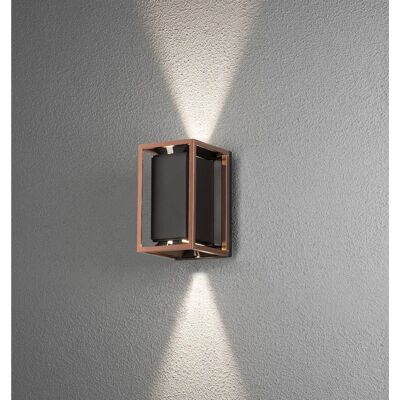 Lumière Murale Extérieure en Cuivre Noir de Konstsmide - Moderne IP44 - Publicité Lumière Murale Extérieure en Cuivre Noir de Konstsmide - Moderne IP44 - Publicité