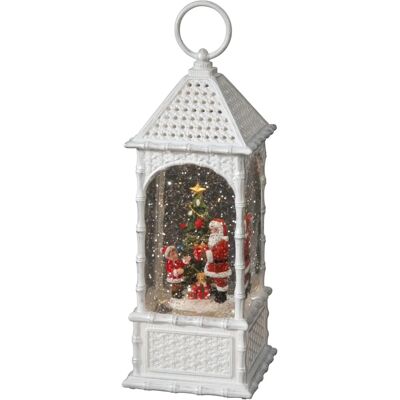 Konstsmide Santa & Tree LED 27cm - Lanterna con Glitter e Acqua - Decorazioni Natalizie Konstsmide Santa & Tree LED 27cm - Lanterna con Glitter e Acqua - Decorazioni Natalizie