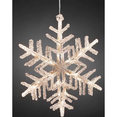 Konstsmide 4446-103 Vit Snöflinga LED Dekoration - Inomhus/Utomhus Konstsmide 4446-103 Vit Snöflinga LED Dekoration - Inomhus/Utomhus