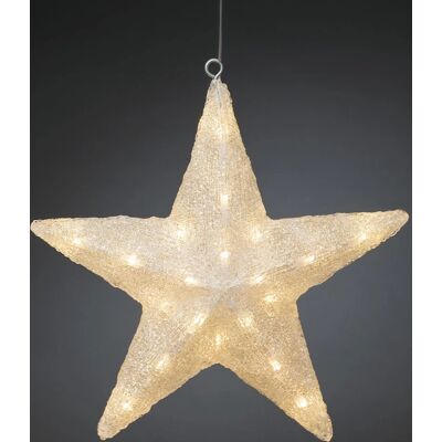 Konstsmide 4483-103 Decoración luminosa LED - Estrella de Navidad - Interior/Exterior Konstsmide 4483-103 Decoración luminosa LED - Estrella de Navidad - Interior/Exterior