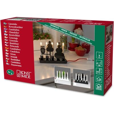 Konstsmide Vintage LED Weihnachtskerzenhalter - Innenbereich Dekoration Konstsmide Vintage LED Weihnachtskerzenhalter - Innenbereich Dekoration
