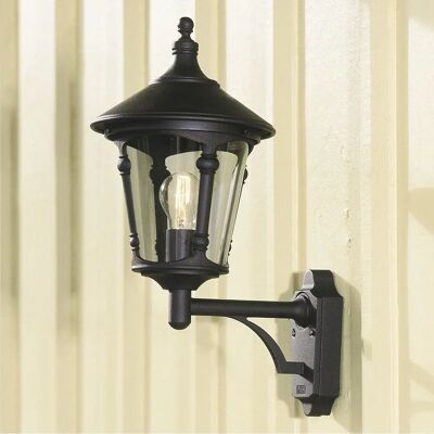Luce da Parete Nera Virgo di Konstsmide - Illuminazione Esterna Luce da Parete Nera Virgo di Konstsmide - Illuminazione Esterna