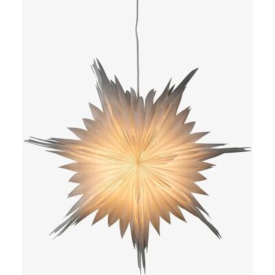 Konstsmide 60cm Papirstjerne - Hvid Julepynt Konstsmide 60cm Papirstjerne - Hvid Julepynt