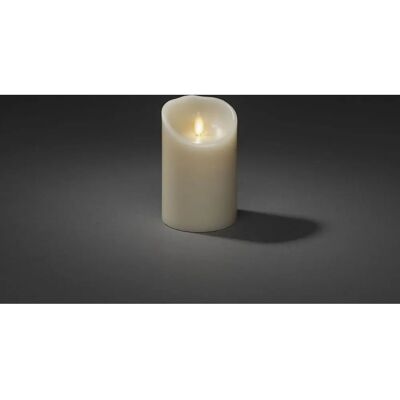 Konstsmide 1610-115 Kerze LED Echtwachskerze mit Flamme & Timer Konstsmide 1610-115 Kerze LED Echtwachskerze mit Flamme & Timer