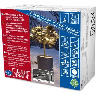 Konstsmide Mikro-LED-Lichterkette - Wasserdicht IP67 Konstsmide Mikro-LED-Lichterkette - Wasserdicht IP67