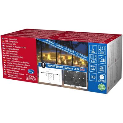Estensione per Catenella LED Konstsmide - Bianco Caldo 250cm Estensione per Catenella LED Konstsmide - Bianco Caldo 250cm