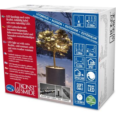 Konstsmide 6620-117 Luci Micro - Interno/Esterno, 40 LED, Regolabile Konstsmide 6620-117 Luci Micro - Interno/Esterno, 40 LED, Regolabile