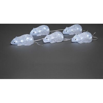 Konstsmide 6274-203 Party Decoration Garland - Transparent LED Mouse Lights Konstsmide 6274-203 Party Decoration Garland - Transparent LED Mouse Lights