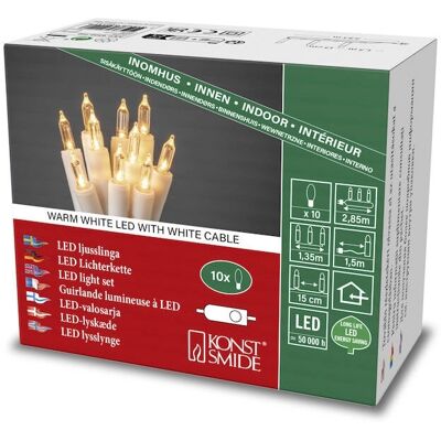 Konstsmide - 6300-102 - 1,35 m - 10 LEDs - LED string light Konstsmide - 6300-102 - 1,35 m - 10 LEDs - LED string light