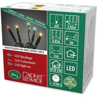 Konstsmide 6350-520 Indoor Multicolor Lichtketting - Lichtketting Konstsmide 6350-520 Indoor Multicolor Lichtketting - Lichtketting