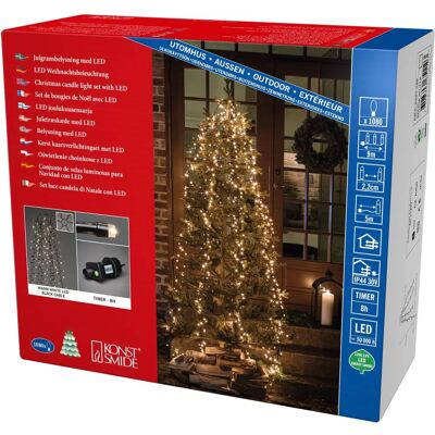 Luci di Natale Konstsmide 6651-100 - Bianco caldo, 4m Luci di Natale Konstsmide 6651-100 - Bianco caldo, 4m