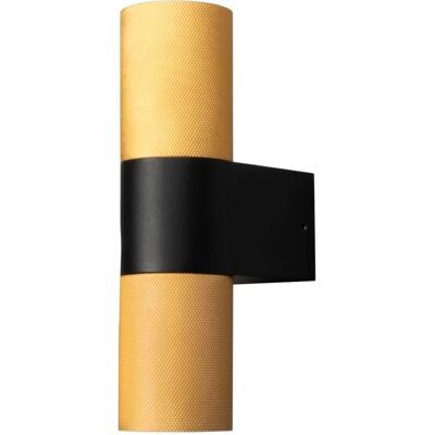 Konstsmide Schwarz/Gold Wandleuchte - UP/Down - IP54 - 2x GU10 - Außen Konstsmide Schwarz/Gold Wandleuchte - UP/Down - IP54 - 2x GU10 - Außen