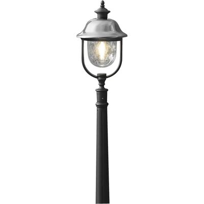 Konstsmide Parma Außenpfostenlampe - Schwarz Edelstahl IP43 Konstsmide Parma Außenpfostenlampe - Schwarz Edelstahl IP43