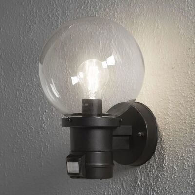 Konstsmide Väggbelysning - Nemi PIR Utomhus Vägglampa - Svart Konstsmide Väggbelysning - Nemi PIR Utomhus Vägglampa - Svart