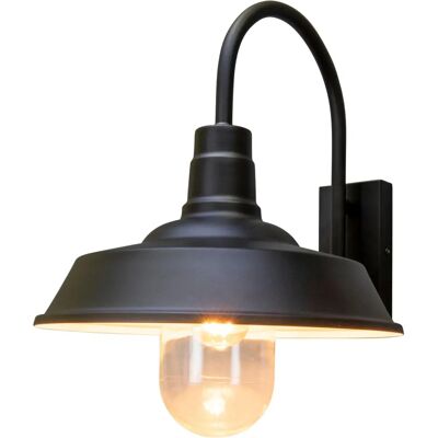 Ulkoseinävalo Trapani - Musta, E27, 20W, Klassinen lyhtydesign Ulkoseinävalo Trapani - Musta, E27, 20W, Klassinen lyhtydesign