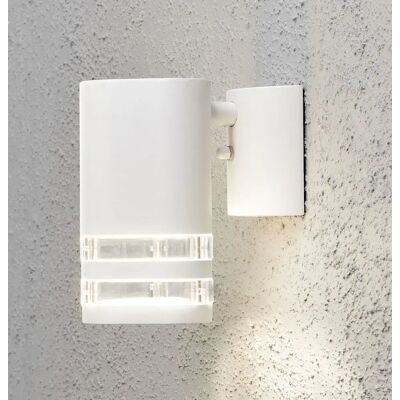 Konstsmide Modena Vägglykta - Vit, 15.5cm, GU10 Konstsmide Modena Vägglykta - Vit, 15.5cm, GU10