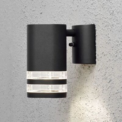 Konstsmide Modena Vägglampa - Utomhus, Svart, Dubbla Ringar, IP44 Konstsmide Modena Vägglampa - Utomhus, Svart, Dubbla Ringar, IP44